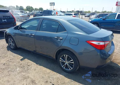 2016 Toyota Corolla Le Plus from USA, damaged, VIN 5YFBURHEXGP485488